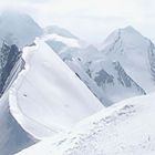 Blick vom Gipfel des Zermatter Breithorns, 4164 m