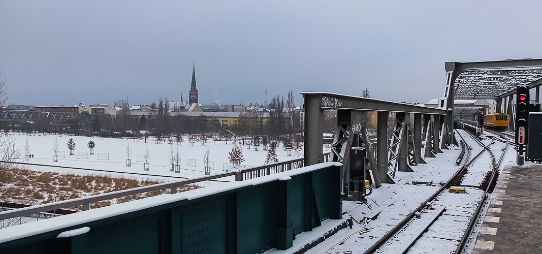 Blick vom Gleisdreieck