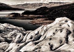 blick vom gletscher perito moreno ...