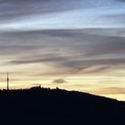 Blick vom Gögerl Richtung Hohenpeißenberg am 2.11.14 um 17:30