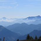 Blick vom Goldeck Richtung Villacher Alpe (Dobratsch)