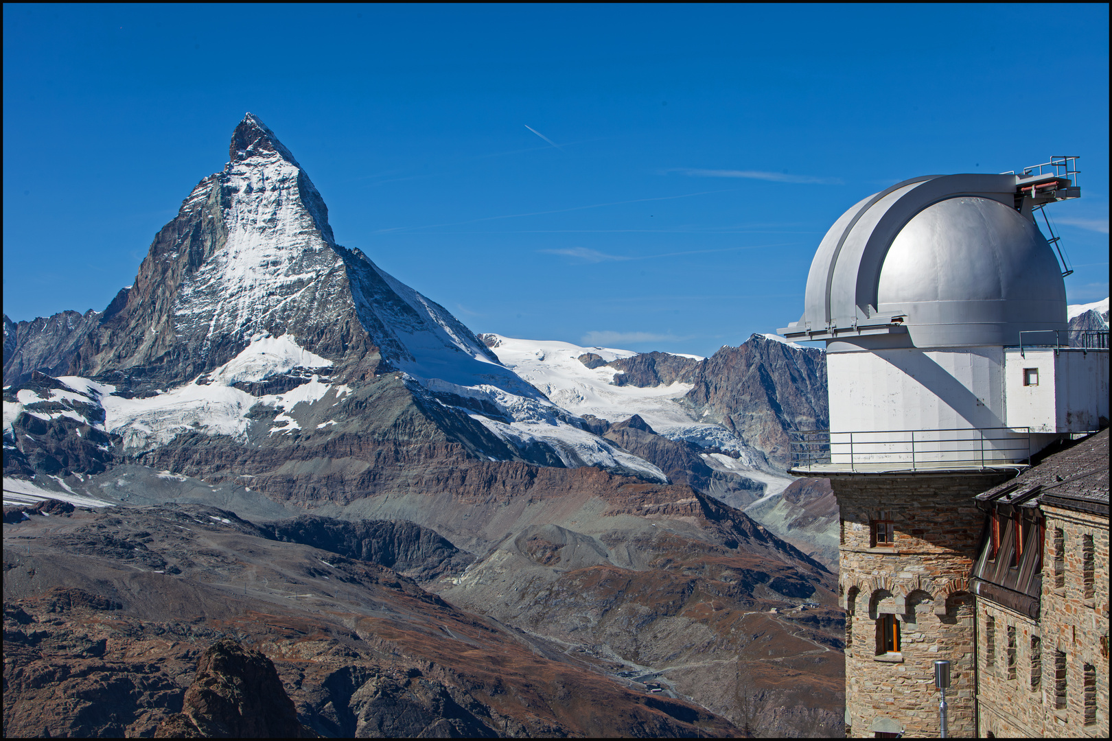 Blick vom Gornergrat …