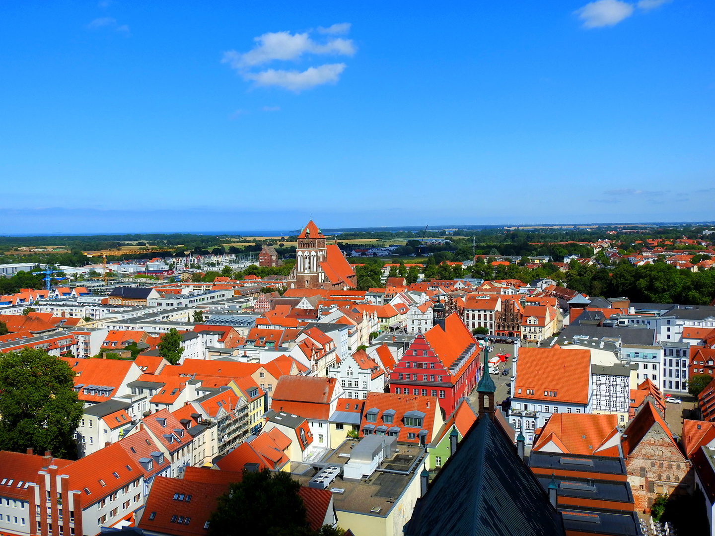 Blick vom Greifswalder Dom