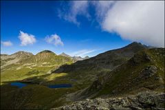 Blick vom Gritzer Hörndl zu den Gritzer Seen