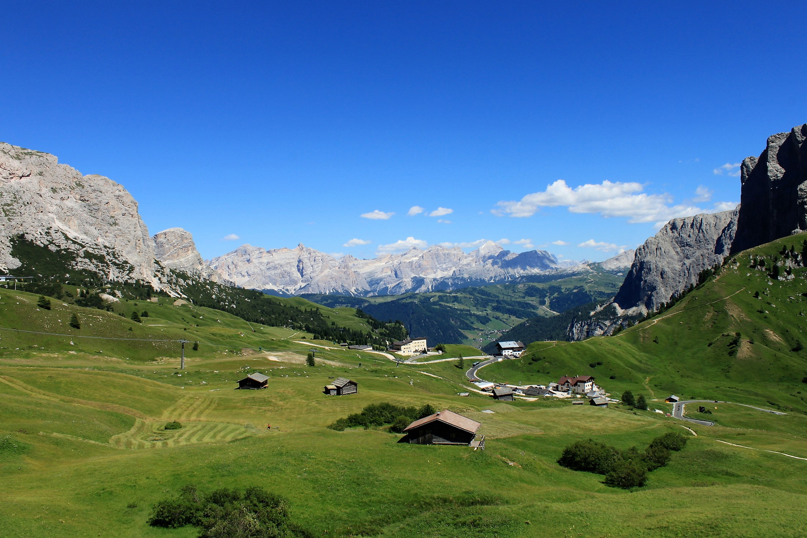 Blick vom Grödnerjoch