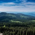 Blick vom Großen Arber ins weite Land...