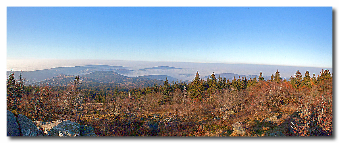 Blick vom Großen Feldberg / Taunus