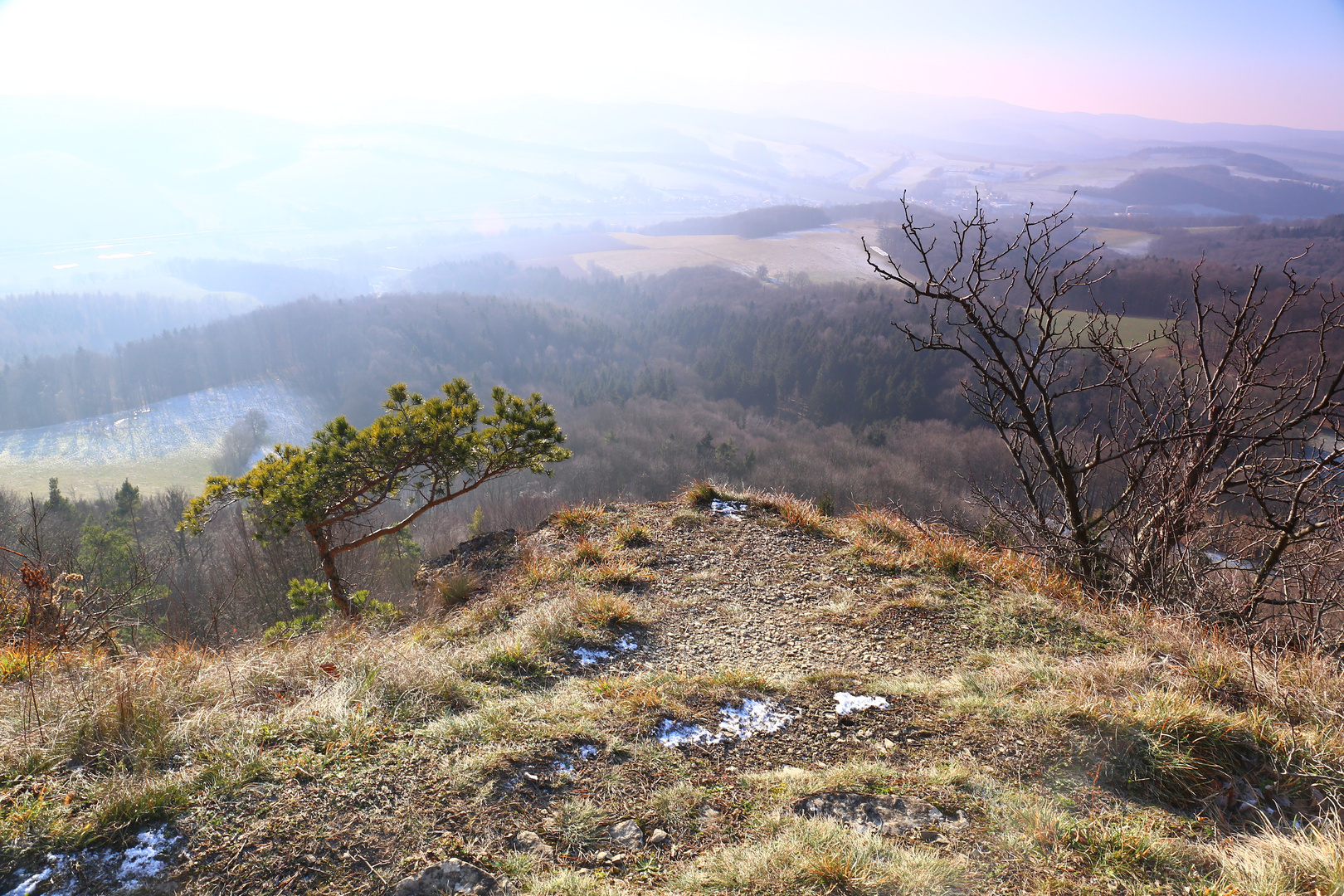 Blick vom Großen Hörselberg