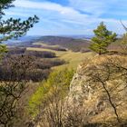 Blick vom Großen Hörselberg Richtung Eisenach