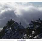 Blick vom Großglockner 3.798m, auf Kleinglockner