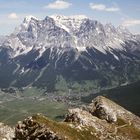 Blick vom Grubikstein auf die Zugspitze bei Ehrwald