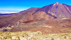 Blick vom Guajara auf die Teide Ebene - Teneriffa