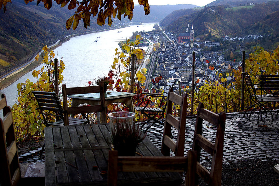 Blick vom Günderodefilmhaus nach Oberwesel