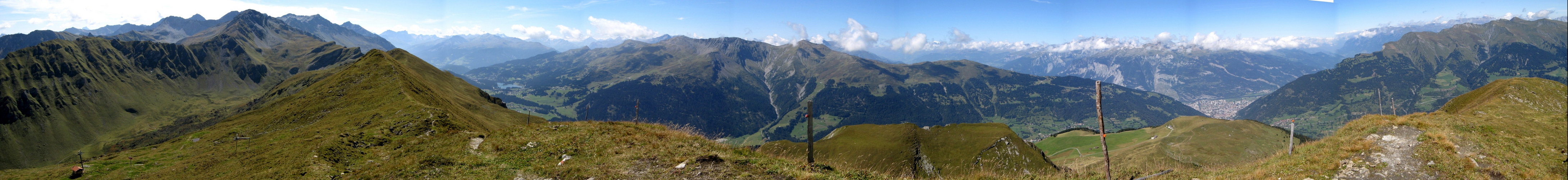 Blick vom Gürgaletsch/Schanfigg