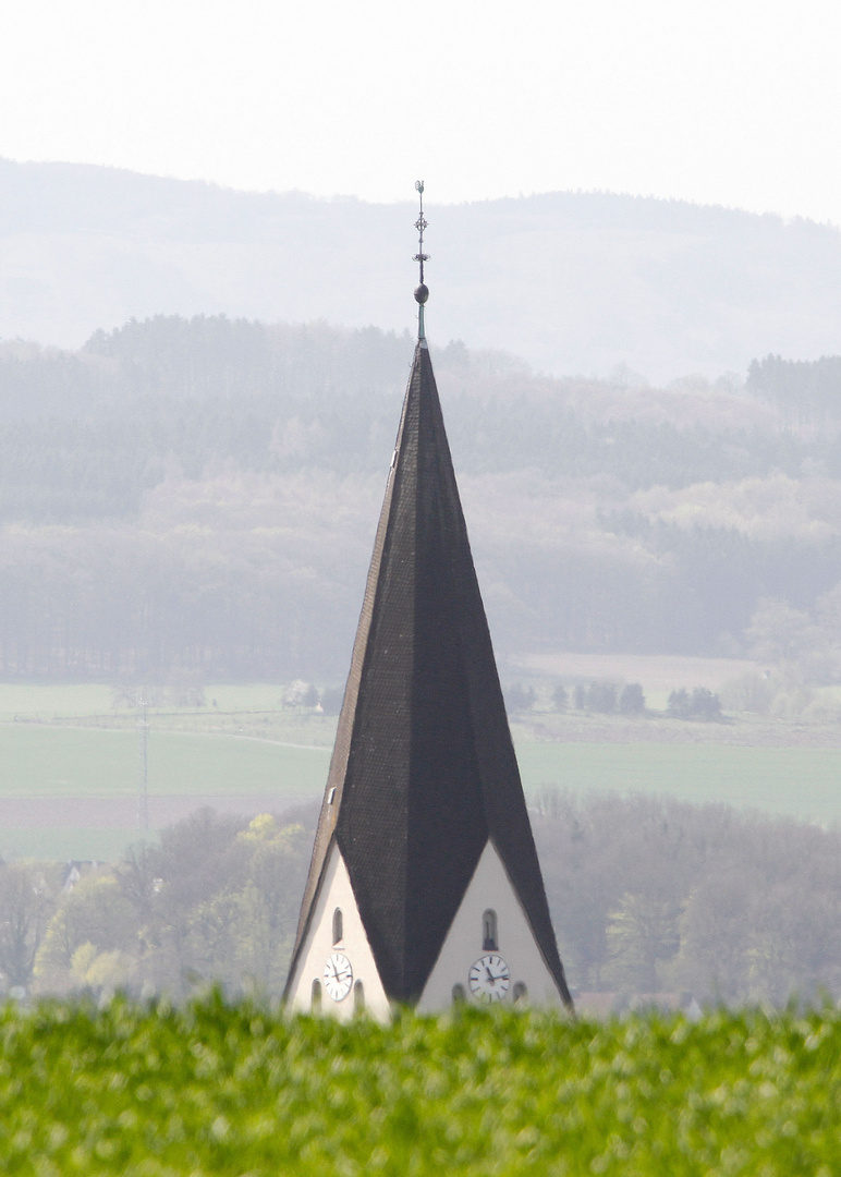 Blick vom Haarstrang auf's Sauerland