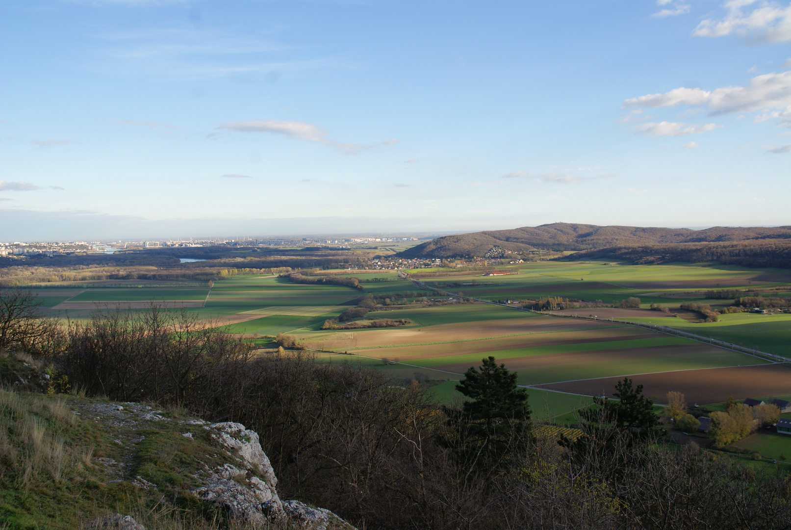 Blick vom Hainburger Braunsberg