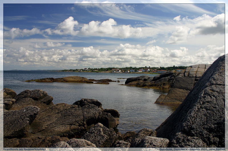 Blick vom Hammerknudden - Granitküste im Norden von Bornholm