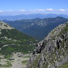 Blick vom Hauptkamm der Nizke Tatry/Slowakei...