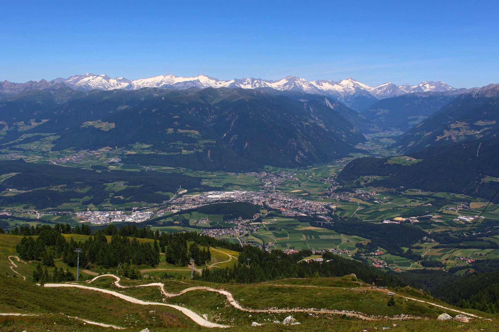 Blick vom Hausberg