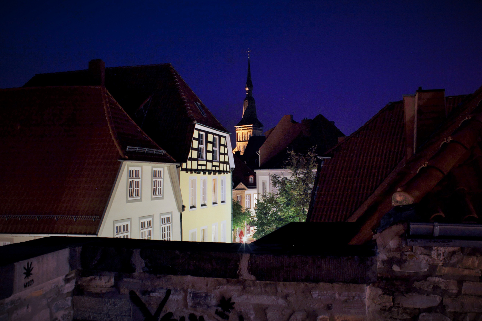 Blick vom Hegertor in die Osnabrücker Altstadt