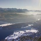 Blick vom Herzogstand am Walchensee