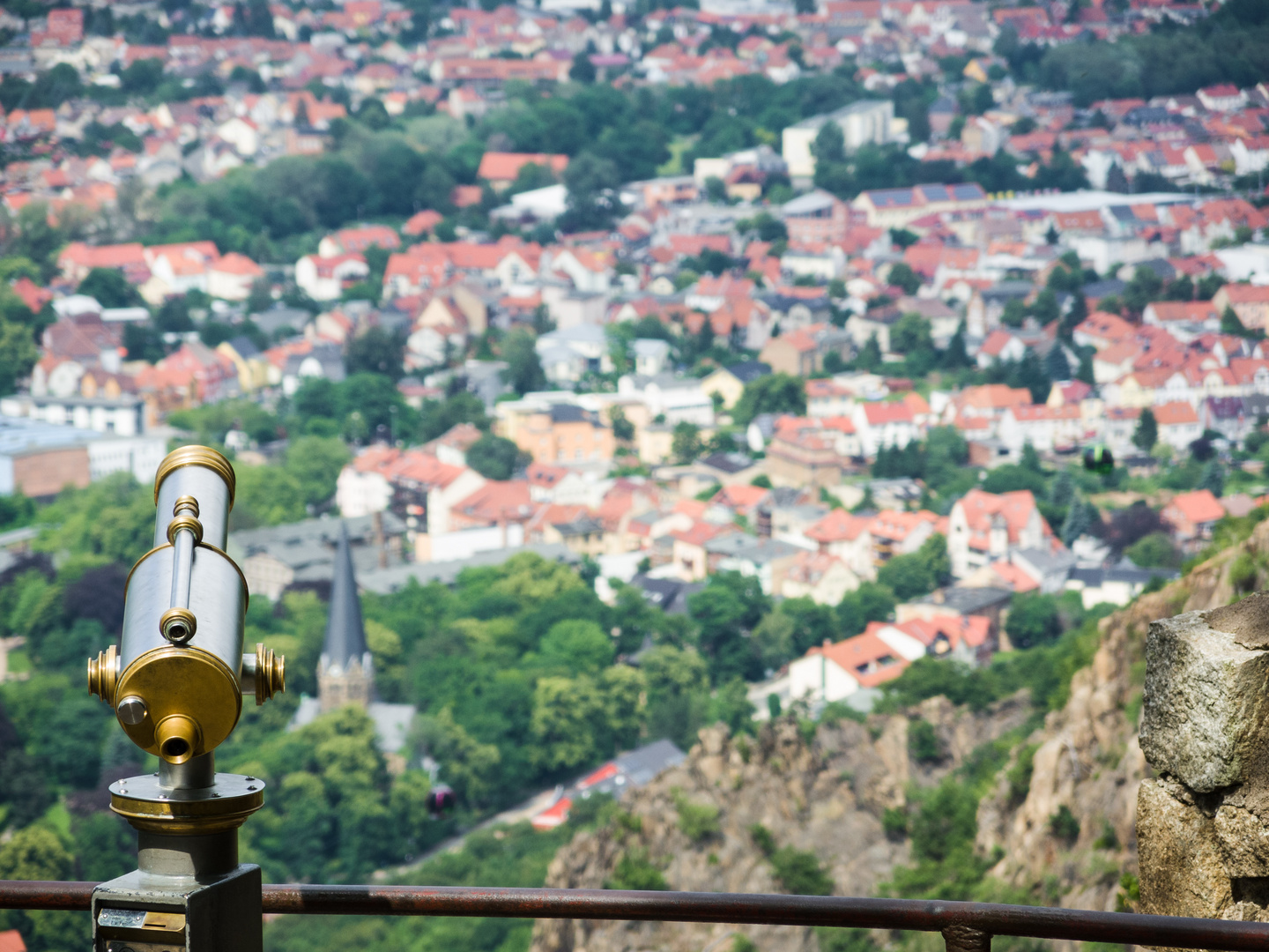 Blick vom Hexentanzplatz