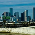 Blick vom Highway auf Houston