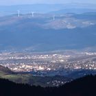 Blick vom Hochblauen auf die Stadt Freiburg