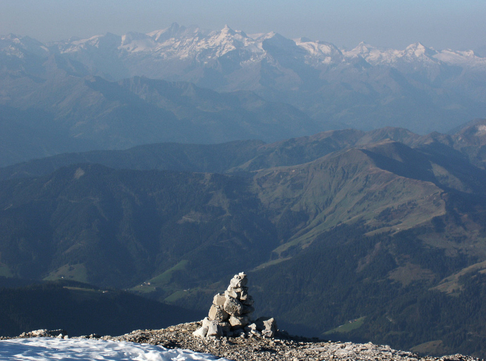 Blick vom Hochkönig nach Süden