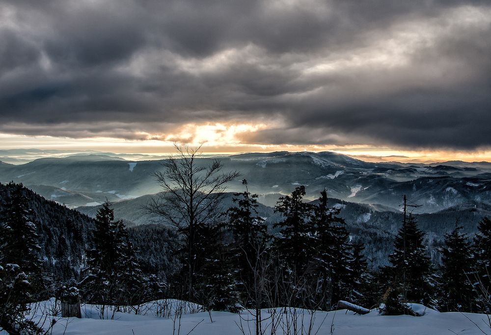 BLICK VOM HOCHSCHWARZWALD.