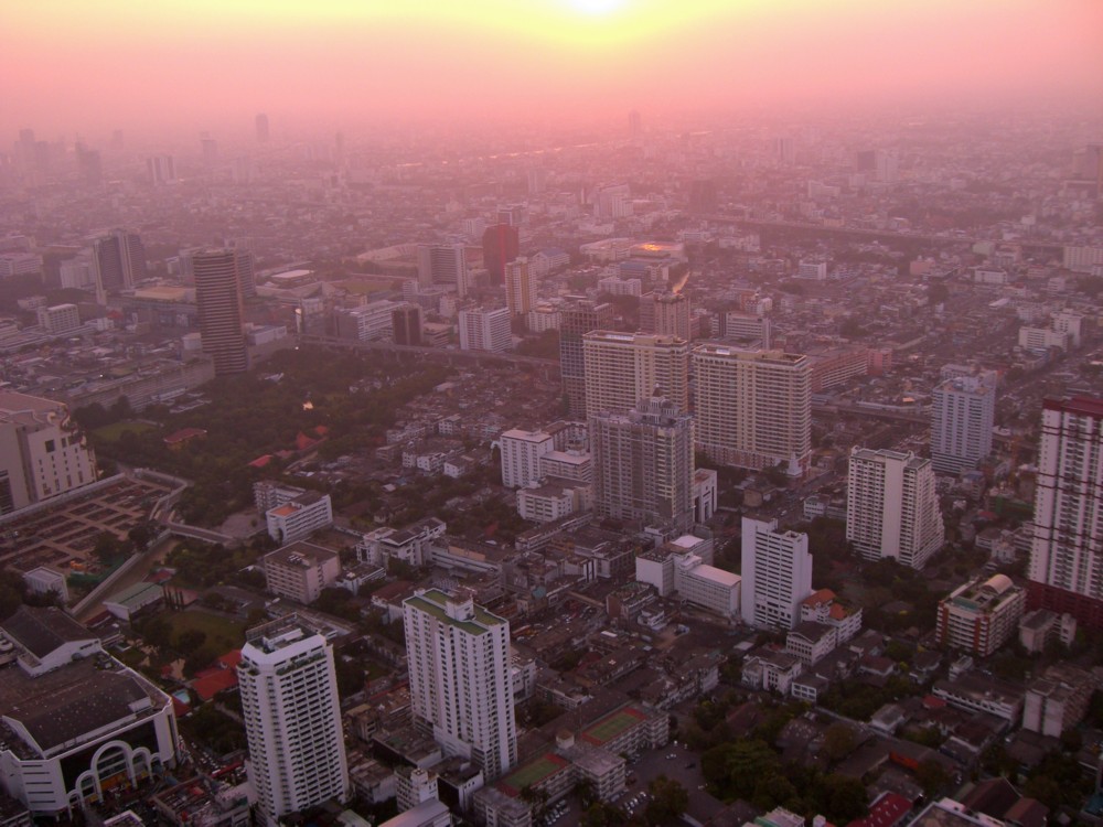 Blick vom höchsten Gebäude Bangkoks