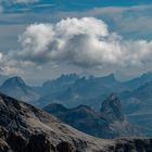 Blick vom höchsten Gipfel der Geisler-Spitzen  ...