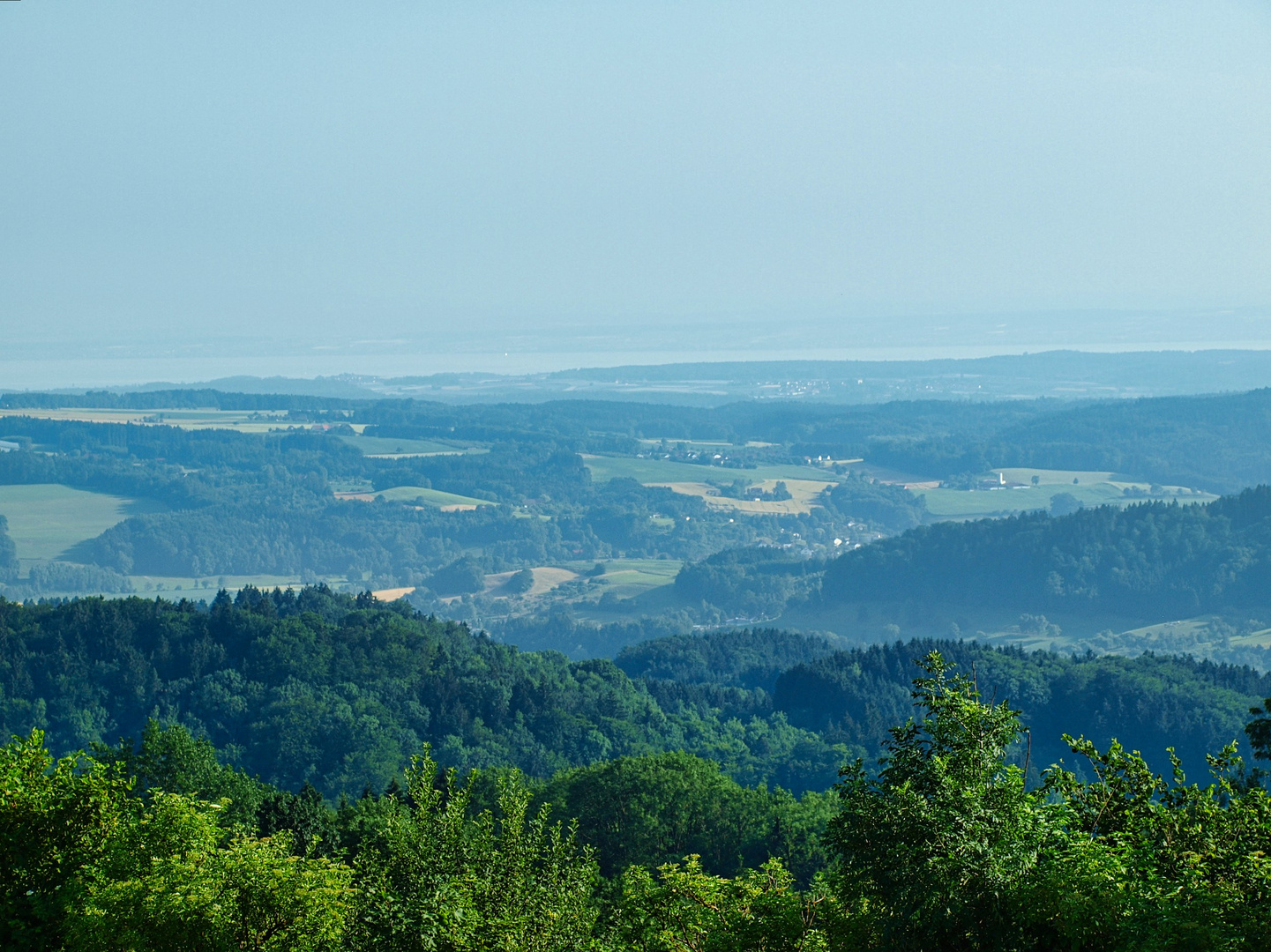 Blick vom Höchsten Richtung Bodensee