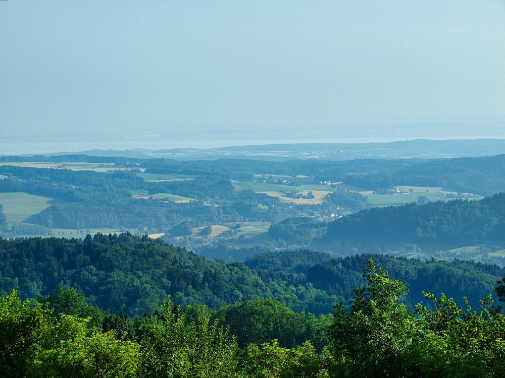 Blick vom Höchsten Richtung Bodensee