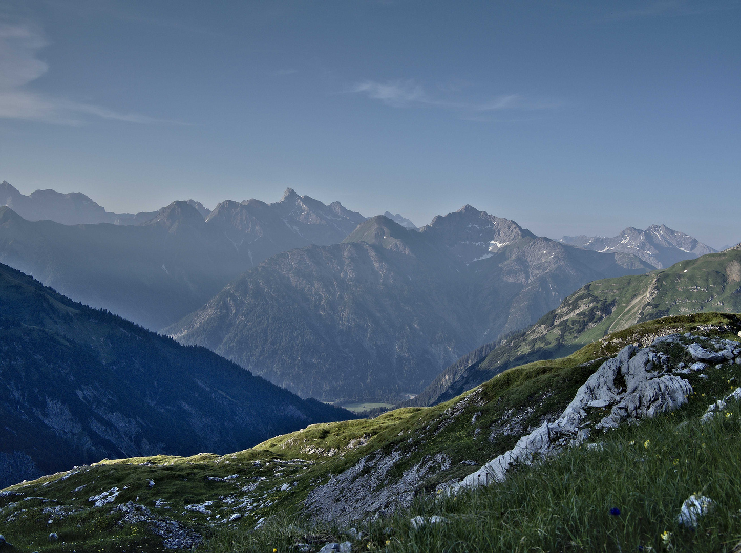 Blick vom Höhenweg