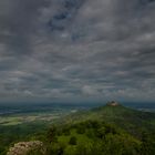 Blick vom Hörnle mit Hohenzollernburg