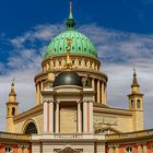 Blick vom Hof des Stadtschlosses (jetzt Landtag) Potsdam