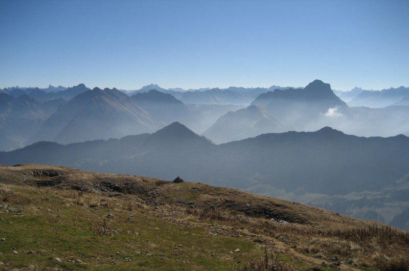 Blick vom Hohen Ifen (Bregenzer Wald)