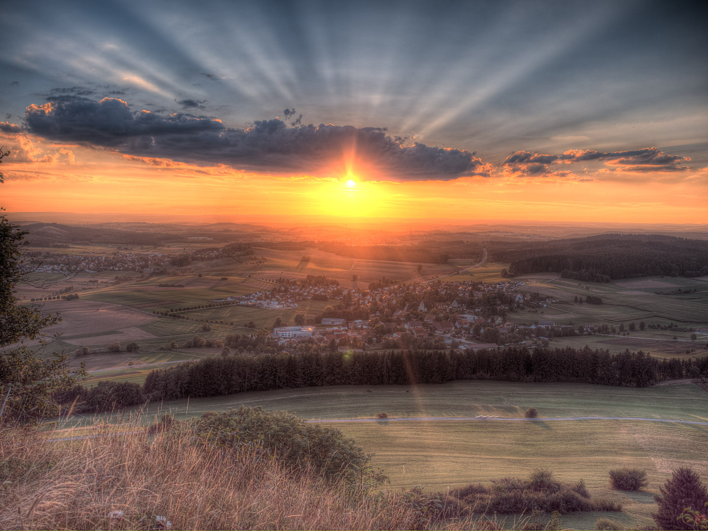 Blick vom Hohen Karpfen