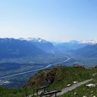 Blick vom Hohen Kasten ins Rheintal