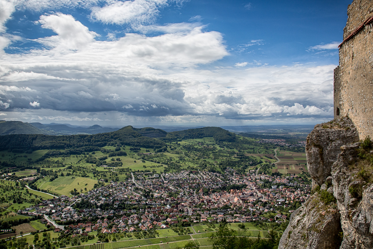 Blick vom Hohen-Neuffen