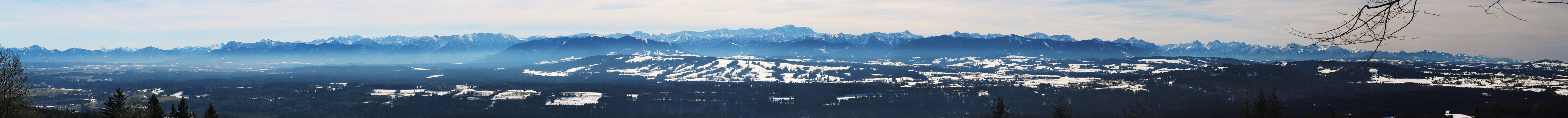 Blick vom Hohenpeißenberg