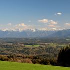 Blick vom Hohenpeißenberg auf das Karwendelgebirge