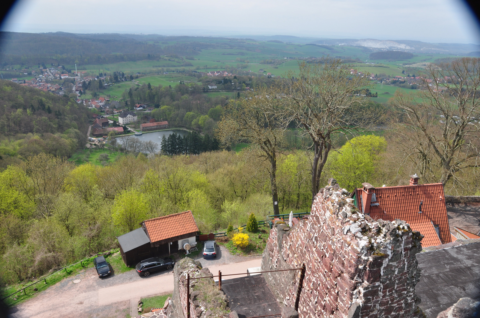 Blick vom Hohnstein auf Neustadt