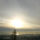 Blick vom Holmenkollen über den Oslofjord