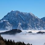 Blick vom Hongar zum Traunstein...