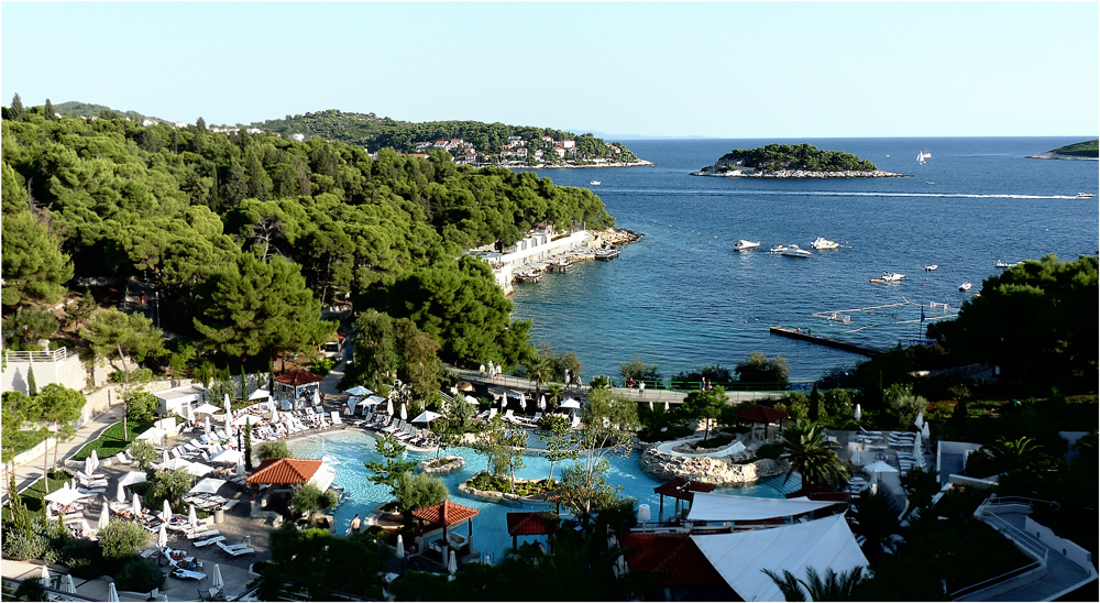 BLICK VOM HOTEL HVAR