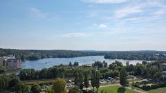 Blick vom Hotel Mercure über die Havel