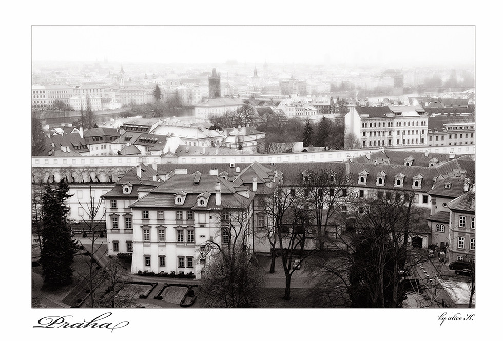 Blick vom Hradschin über Prag