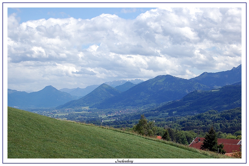 Blick vom Irschenberg - Obb. , Mai 2007